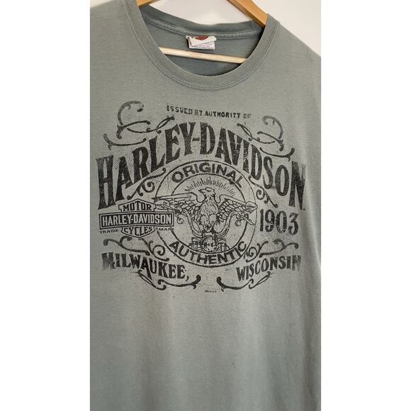 2014 Harley-Davidson 2XL Zion Washington Utah Motorcycle Biker Tee Mountains - Picture 3 of 11